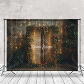 Lofaris LED Lights And Flowers Surrounded Book Photo Backdrop